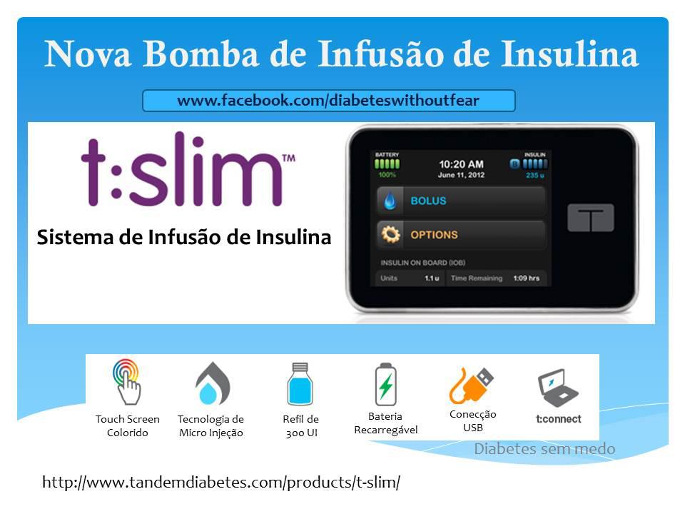 Nova bomba de infusão de insulina