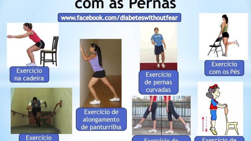 diabetes exercicios pernas