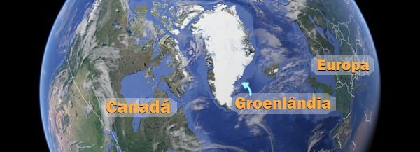 mapa groenlandia