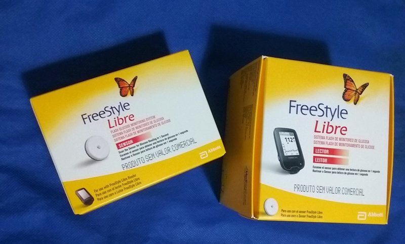 freestyle libre embalagem diabetes